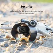 For DJI Mini 4 Pro BRDRC Lens Hood Gimbal Anti-Glare Sunshade Cover (Black)