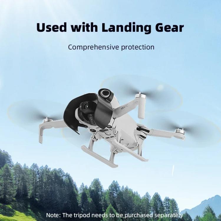 For DJI Mini 4 Pro BRDRC Lens Hood Gimbal Anti-Glare Sunshade Cover (Black) - free shipping - PMC TechLife - Order now!