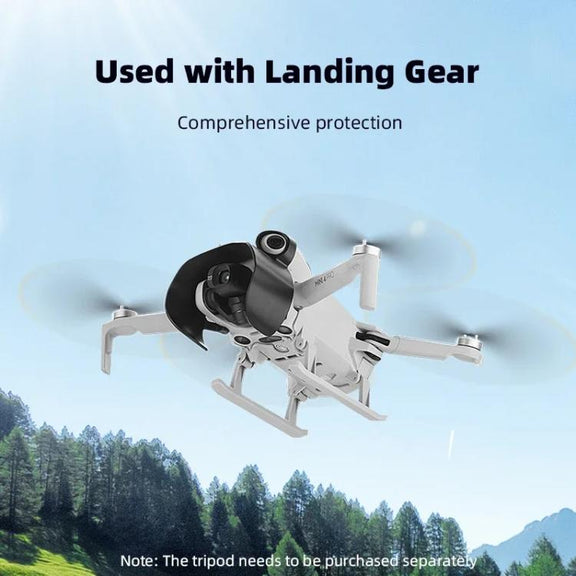 For DJI Mini 4 Pro BRDRC Lens Hood Gimbal Anti-Glare Sunshade Cover (Black)