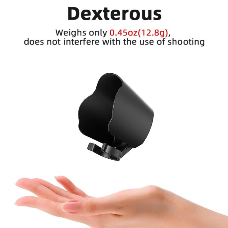For DJI OSMO Pocket 3 BRDRC Sunshade Lens Protective Cover Hood (Black)