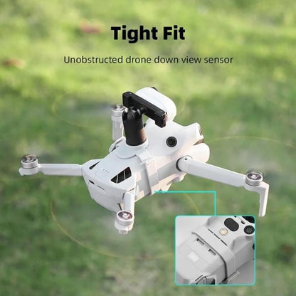 For DJI Mini 4 Pro BRDRC Action Camera Holder Bracket Adapter Drone Gimbal Extension Mount (Grey) - free shipping - PMC Jewellery - Order now!