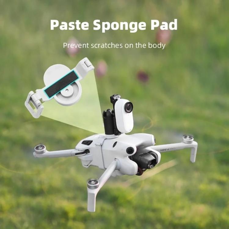 For DJI Mini 4 Pro BRDRC Action Camera Holder Bracket Adapter Drone Gimbal Extension Mount (Grey) - free shipping - PMC Jewellery - Order now!
