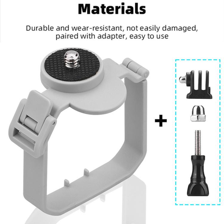 For DJI Mini 4 Pro BRDRC Action Camera Holder Bracket Adapter Drone Gimbal Extension Mount (Grey) - free shipping - PMC Jewellery - Order now!