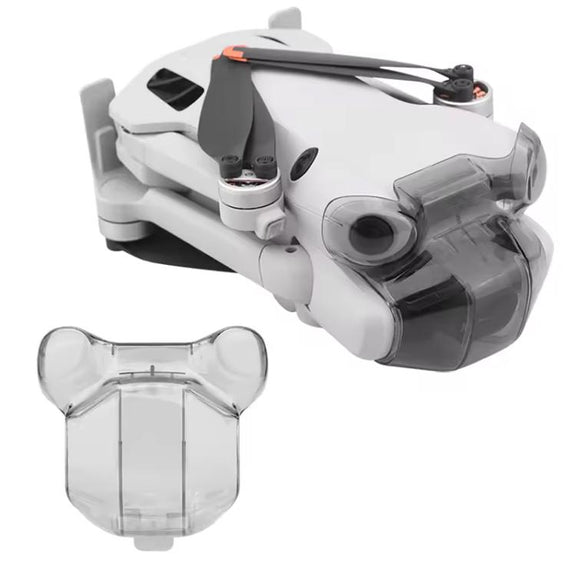 For DJI Mini 4 Pro BRDRC Lens Protective Cover Gimbal Cover (Transparent Black)