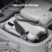 For DJI Mini 4 Pro BRDRC Lens Protective Cover Gimbal Cover (Transparent Black)