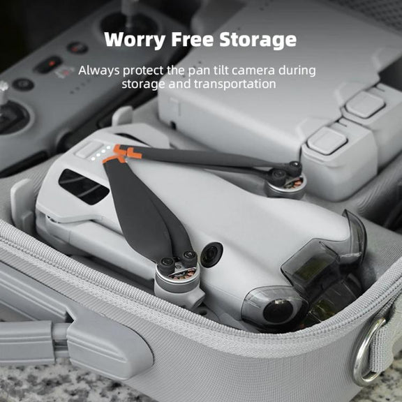 For DJI Mini 4 Pro BRDRC Lens Protective Cover Gimbal Cover (Transparent Black)