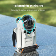 For DJI Mini 4 Pro BRDRC Lens Protective Cover Gimbal Cover (Transparent Black)