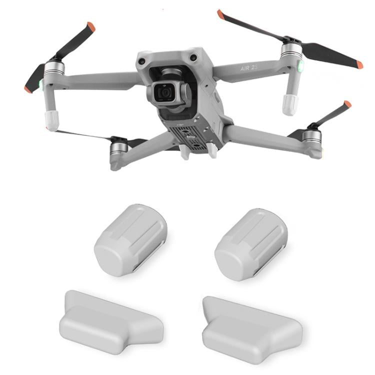 For DJI Mavic Air 2S BRDRC Drone Legs Feet Cover Protective Pad Dust-proof Cover (Grey) - free shipping - PMC TechLife - Order now!