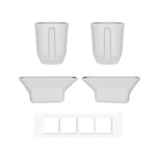 For DJI Mavic Air 2S BRDRC Drone Legs Feet Cover Protective Pad Dust-proof Cover (Grey)