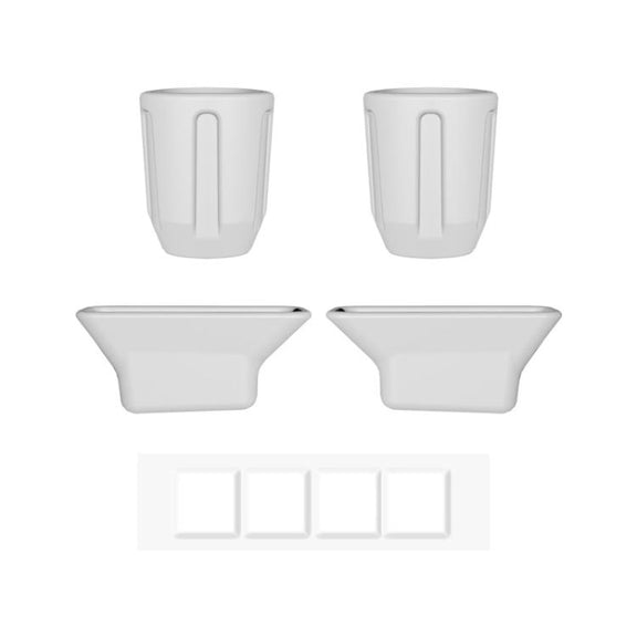 For DJI Mavic Air 2S BRDRC Drone Legs Feet Cover Protective Pad Dust-proof Cover (Grey)