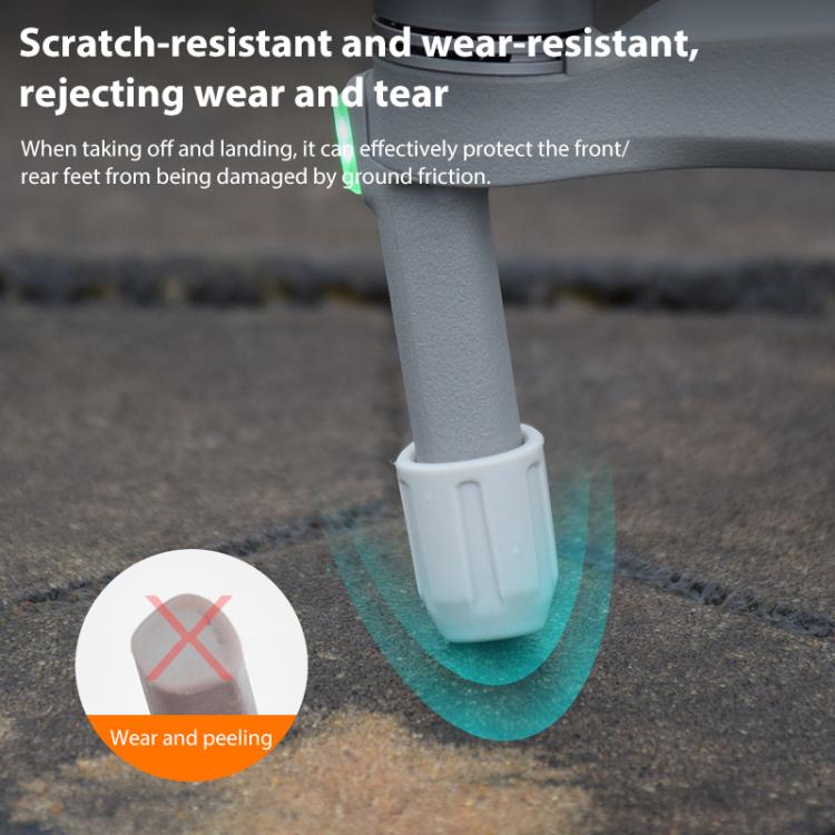 For DJI Mavic Air 2S BRDRC Drone Legs Feet Cover Protective Pad Dust-proof Cover (Grey) - free shipping - PMC TechLife - Order now!