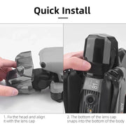 For DJI Air 3 BRDRC Lens Protective Cover Gimbal Cover (Black)