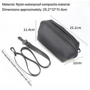 For DJI OSMO Pocket 3 Portable Carrying Case Body Storage Bag with Strap (Black)