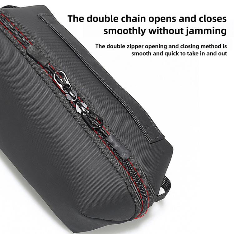 For DJI OSMO Pocket 3 Portable Carrying Case Body Storage Bag with Strap (Black)