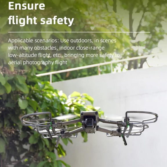 For DJI Mavic 3 / 3 Pro BRDRC Drone Propeller Protective Guard Anti-collision Ring (Grey)