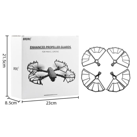 For DJI Mavic 2 Pro / 2 Zoom BRDRC Drone Propeller Surround Protective Guard Anti-collision Ring (Grey)