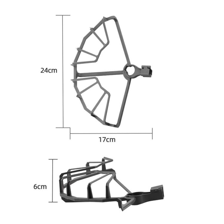 For DJI Mavic 2 Pro / 2 Zoom BRDRC Drone Propeller Surround Protective Guard Anti-collision Ring (Grey)
