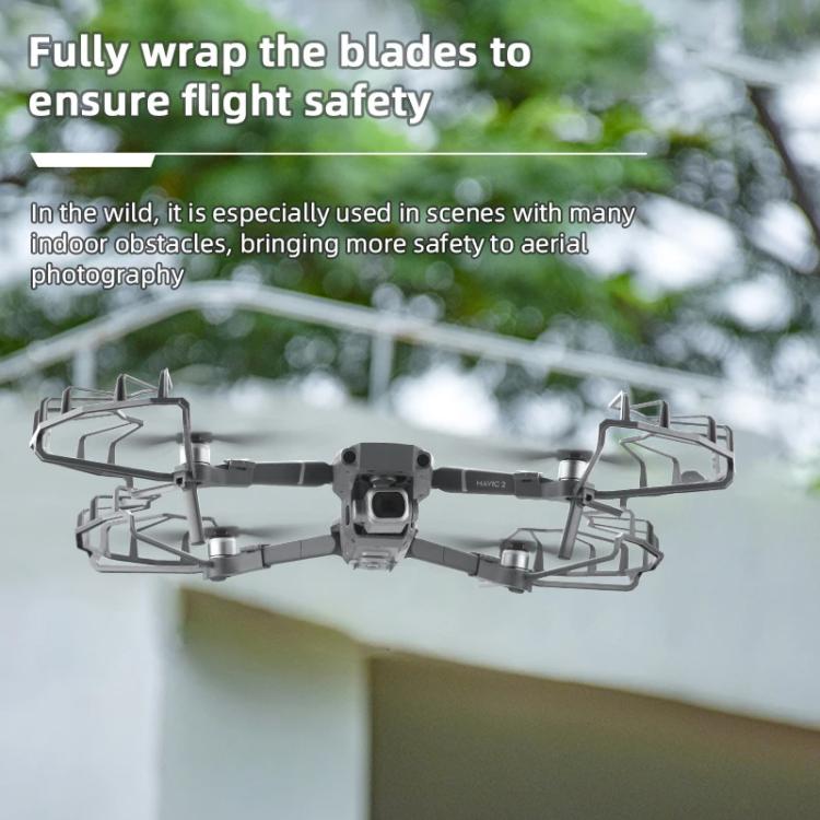 For DJI Mavic 2 Pro / 2 Zoom BRDRC Drone Propeller Surround Protective Guard Anti-collision Ring (Grey) - free shipping - PMC TechLife - Order now!