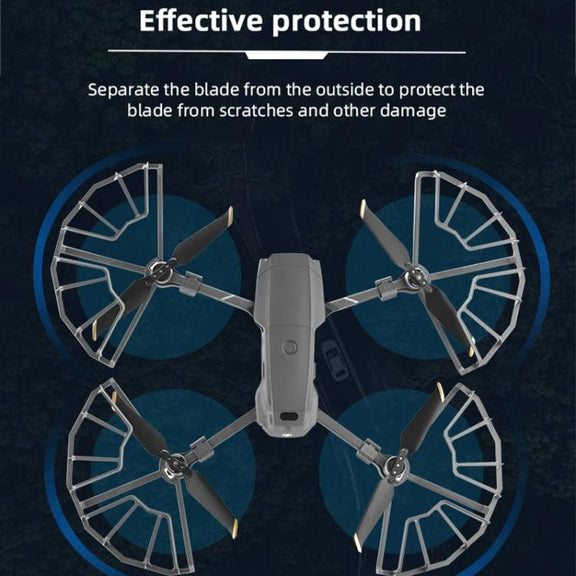 For DJI Mavic 2 Pro / 2 Zoom BRDRC Drone Propeller Surround Protective Guard Anti-collision Ring (Grey)