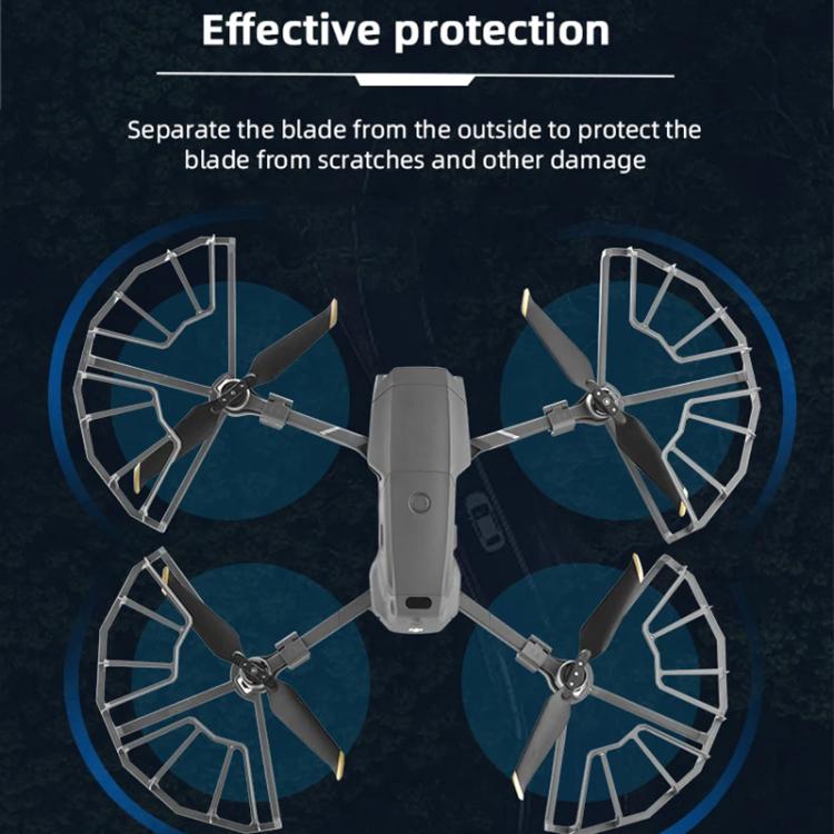 For DJI Mavic 2 Pro / 2 Zoom BRDRC Drone Propeller Surround Protective Guard Anti-collision Ring (Grey)