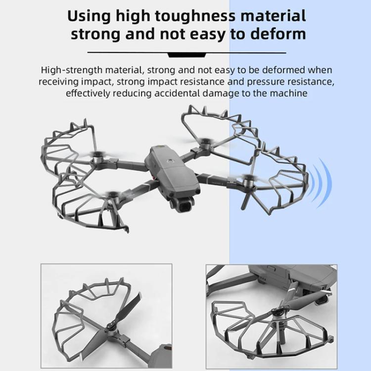For DJI Mavic 2 Pro / 2 Zoom BRDRC Drone Propeller Surround Protective Guard Anti-collision Ring (Grey)