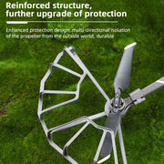For DJI Mavic 2 Pro / 2 Zoom BRDRC Drone Propeller Surround Protective Guard Anti-collision Ring (Grey)