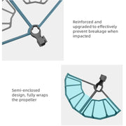 For DJI Mavic 2 Pro / 2 Zoom BRDRC Drone Propeller Surround Protective Guard Anti-collision Ring (Grey)