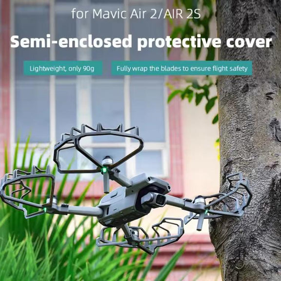 For DJI Air 2S / Mavic Air 2 BRDRC Drone Propeller Protective Guard Anti-collision Ring (Grey)