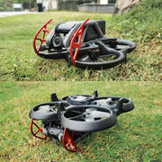 For DJI Avata BRDRC Gimbal Lens Anti-collision Aluminum Alloy Guard Bumper (Black)