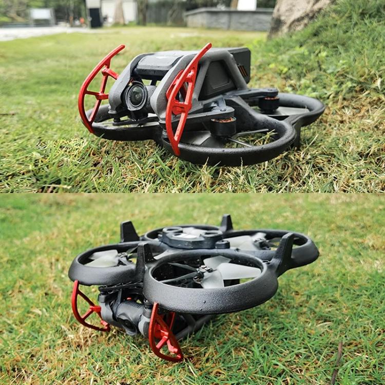 For DJI Avata BRDRC Gimbal Lens Anti-collision Aluminum Alloy Guard Bumper (Black)