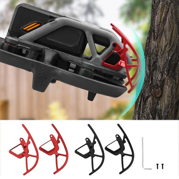 For DJI Avata BRDRC Gimbal Lens Anti-collision Aluminum Alloy Guard Bumper (Black)