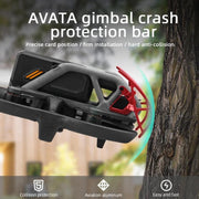 For DJI Avata BRDRC Gimbal Lens Anti-collision Aluminum Alloy Guard Bumper (Black)