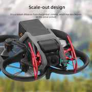 For DJI Avata BRDRC Gimbal Lens Anti-collision Aluminum Alloy Guard Bumper (Black)