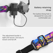 BRDRC Colorful Graffiti Headband Fixed Strap For DJI Aavta Goggles 2 / FPV Goggles V2