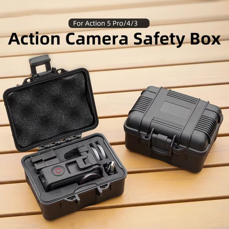 For DJI OSMO Action 5 Pro / 4 / 3 Camera Hard Storage Box Bag Protective Case (Black) - free shipping - PMC TechLife - Order now!
