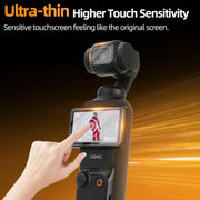For DJI Osmo Pocket 3 Sunnylife Lens Screen Protector AR Anti-reflection Tempered Glass Film with Film Locator