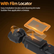 For DJI Osmo Pocket 3 Sunnylife Screen Protector AR Anti-reflection Tempered Glass Film with Film Locator