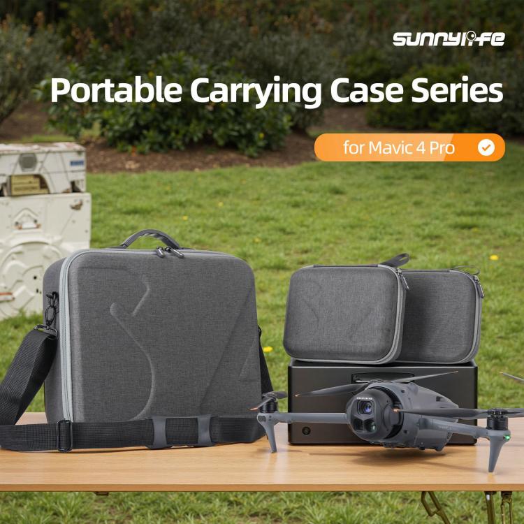 For DJI Mavic 4 Pro Sunnylife Drone Body Carrying Case Storage Bag (Grey) - free shipping - PMC TechLife - Order now!