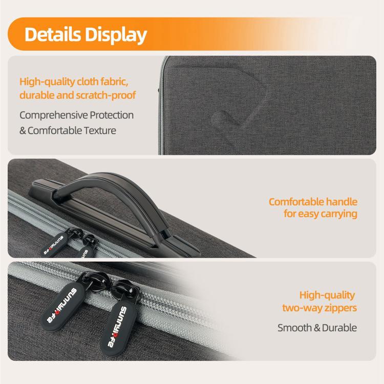 For DJI Mavic 4 Pro Sunnylife Drone Kit Carrying Case Storage Bag (Grey)