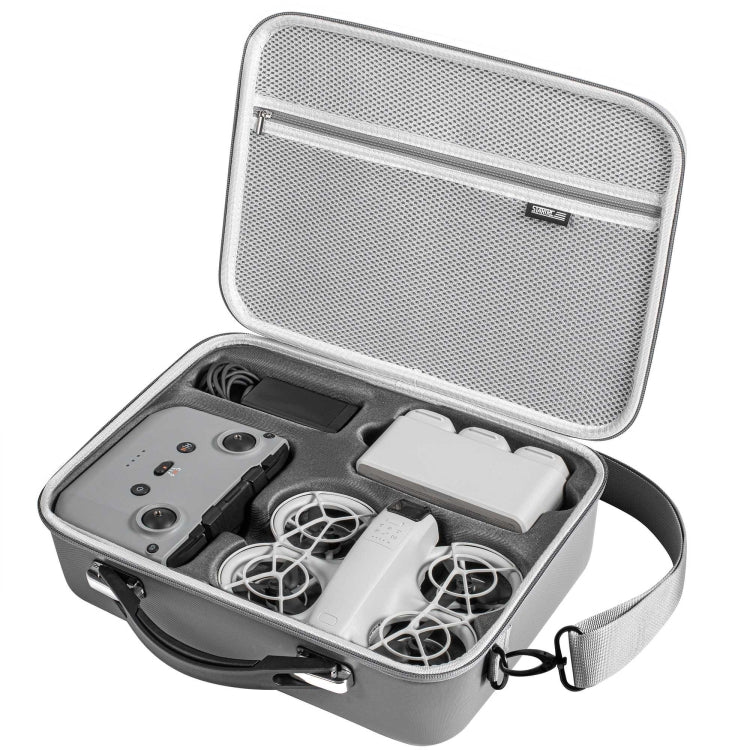 For DJI Neo STARTRC Shoulder PU Storage Bag Handbag (Grey) - free shipping - PMC Jewellery - Order now!