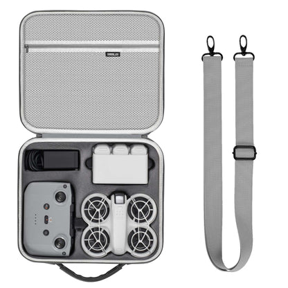 For DJI Neo STARTRC Shoulder PU Storage Bag Handbag (Grey) - free shipping - PMC Jewellery - Order now!