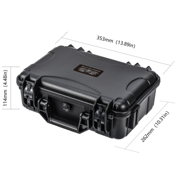 For DJI Neo STARTRC Water-resistant PP Suitcase Shoulder Storage Box (Black)