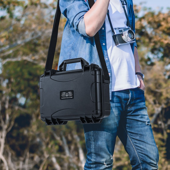 For DJI Neo STARTRC Water-resistant PP Suitcase Shoulder Storage Box (Black)