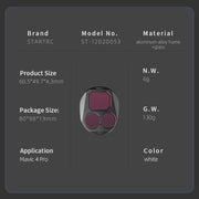 For DJI Mavic 4 Pro STARTRC 4 in 1 ND8 ND16 ND32 ND64 Lens Filter Kit