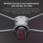 For DJI Mavic 4 Pro STARTRC 4 in 1 ND8 ND16 ND32 ND64 Lens Filter Kit