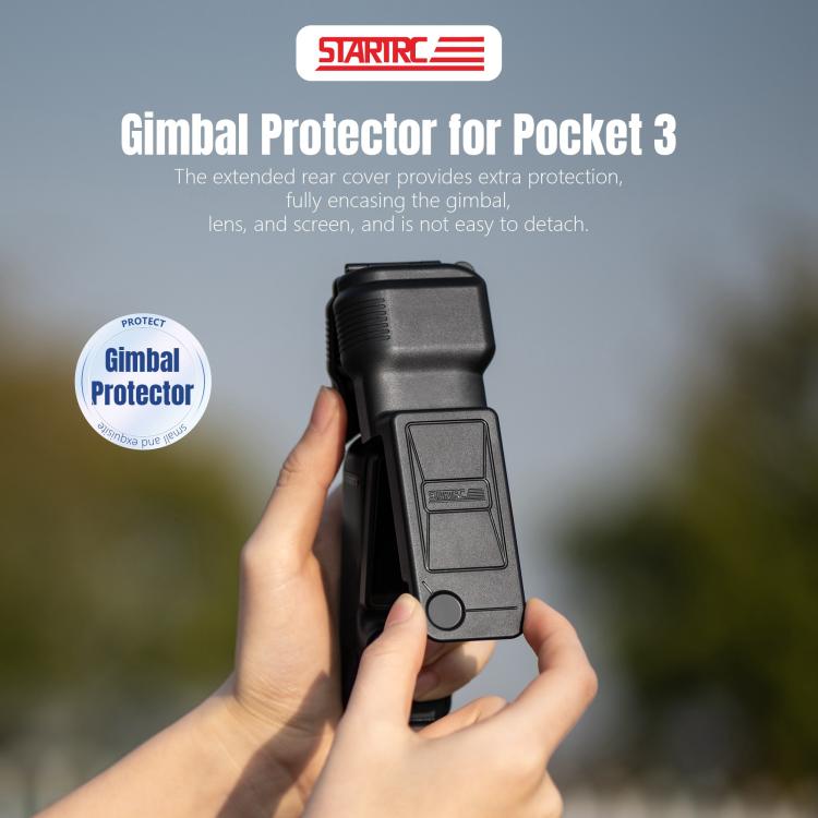 For DJI Osmo Pocket 3 STARTRC Gimbal Protective Cover Camera Lens Protective Case (Black) - free shipping - PMC TechLife - Order now!