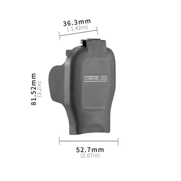 For DJI Osmo Pocket 3 STARTRC Short Type Protective Case Cover (Black)