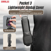 For DJI Osmo Pocket 3 STARTRC Short Type Protective Case Cover (Black)