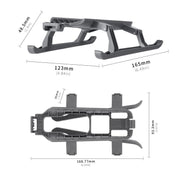For DJI Mavic 4 Pro STARTRC Sled Anti-fall Anti-dirt Heightened Landing Gear Training Rack (Grey)