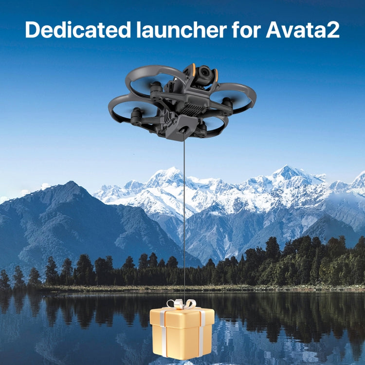 For DJI Avata 2 STARTRC Air-Dropping System Thrower Parabolic (Dark Gray) - free shipping - PMC Jewellery - Order now!